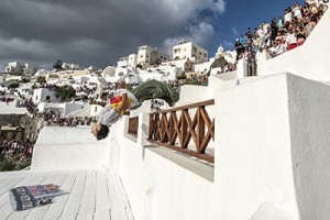 Der spätere Gewinner Dimitris Kyrsanidis im Finale © Predrag Vuckovic/Red Bull Content Pool